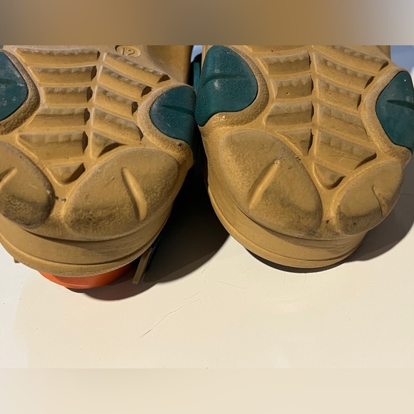 Men’s khaki crocs size 12 with green and orange accents​ - Picture 11 of 11